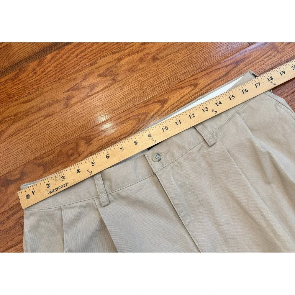 Vintage Polo Ralph Lauren Hammond Pant Fits Mens 35x29 Chino Pleated Khaki Twill